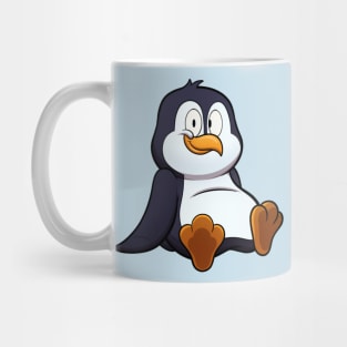 Cute Sitting Penguin Mug